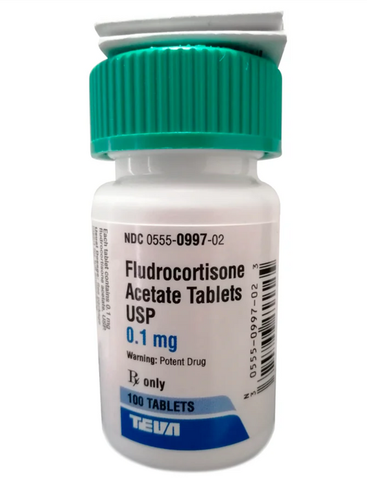 FLUDROCORTISONA 0.1 MG TAB CAJ/100