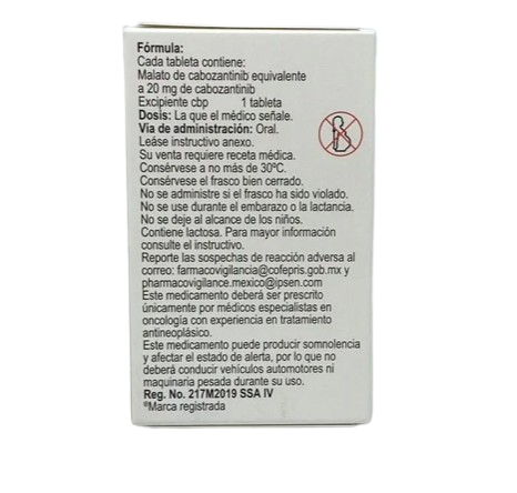 APTIMETYX CABOZANTINIB 20 MG TAB CAJ/30