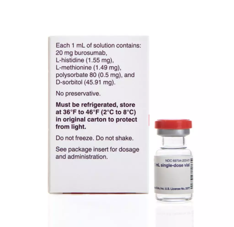CRYSVITA BURUSOMAB 20 MG FAM CAJ/1