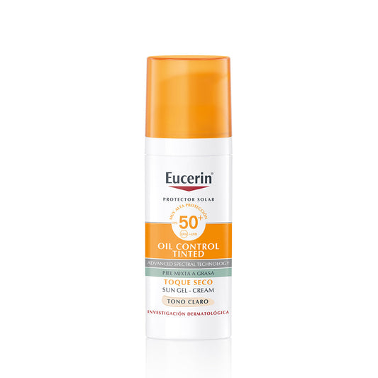 EUCERIN SPF50+ OIL CONTROL T/CLARO 50ML