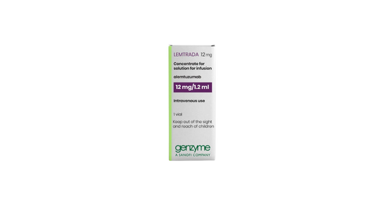 LEMTRADA ALEMTUZUMAB 12MG/1.2ML FAM CAJ C/1