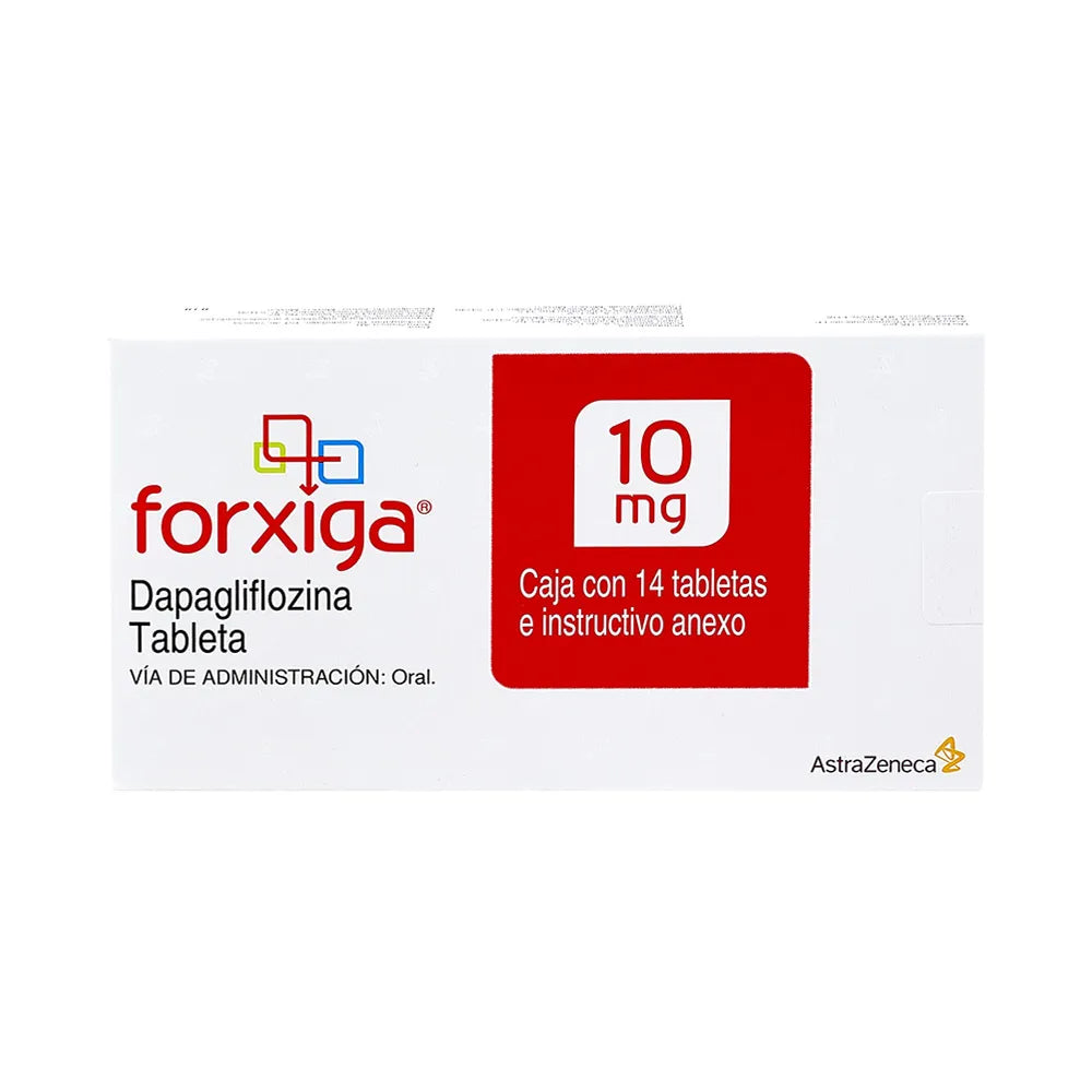 FORXIGA DAPAGLIFOZINA TAB. 10 MG. C/14