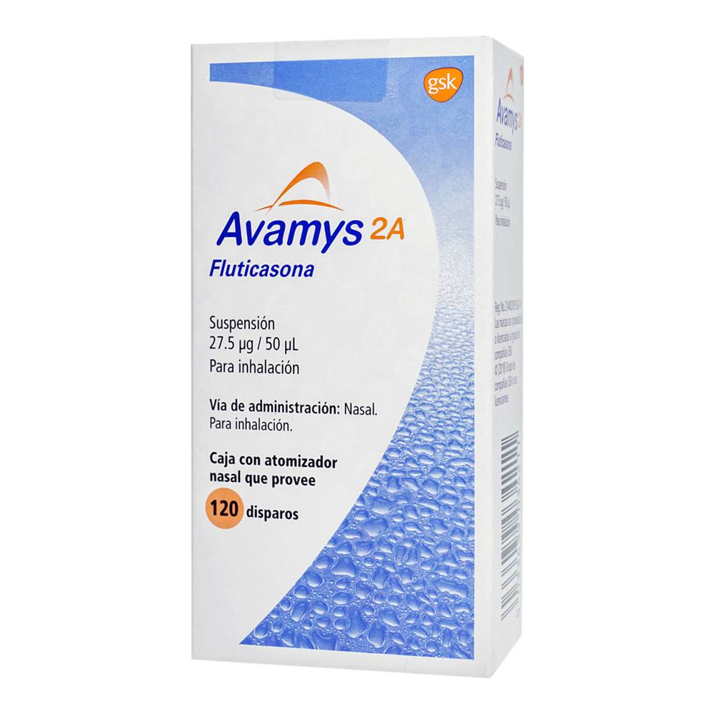 AVAMYS 2A FLUTICASONA 27.5 µg/50 µL120 DISPAROS 1 DISP INHAL