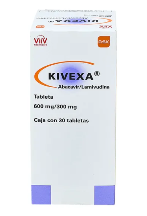 KIVEXA ABACAVIR/LAMIVUDINE 600MG TAB BOX C/30