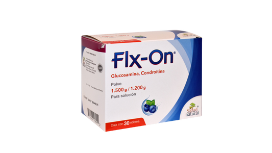 FLX-ON CONDROITINA/ GLUCOSAMINA 1.2 GR/ 1.5 GR CAJ/30 SOB