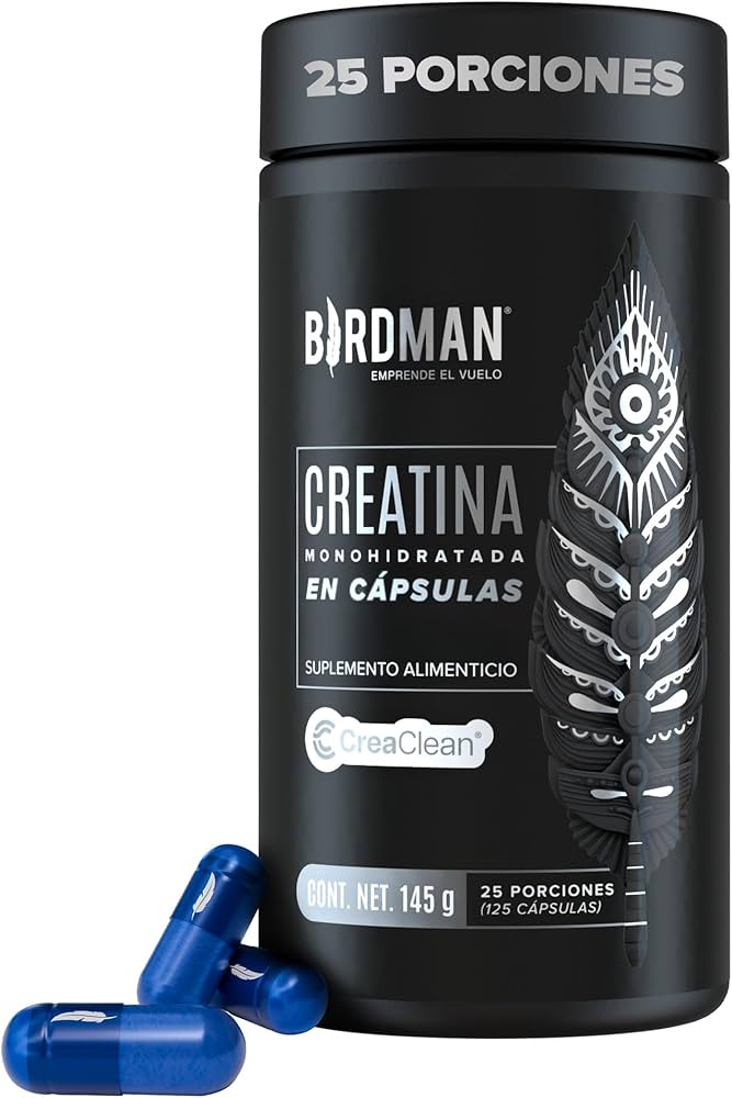 Creatina Monohidratada en Cápsulas 125 cápsulas