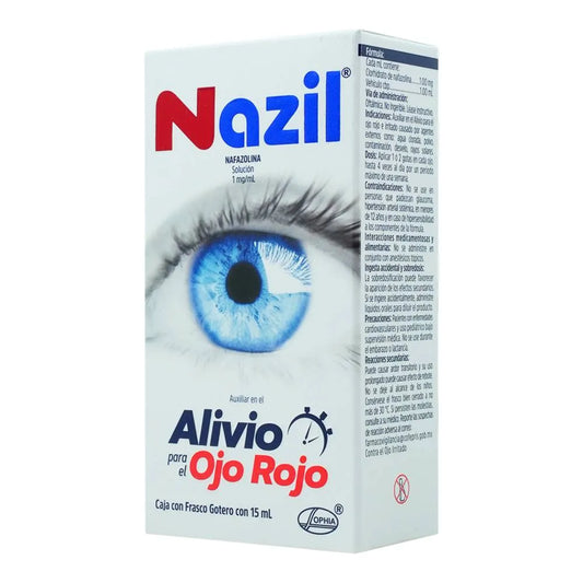 NAZIL OFTENO NAFAZOLINA 1 MG/ML CAJ/1 FCO GTRO 15 ML