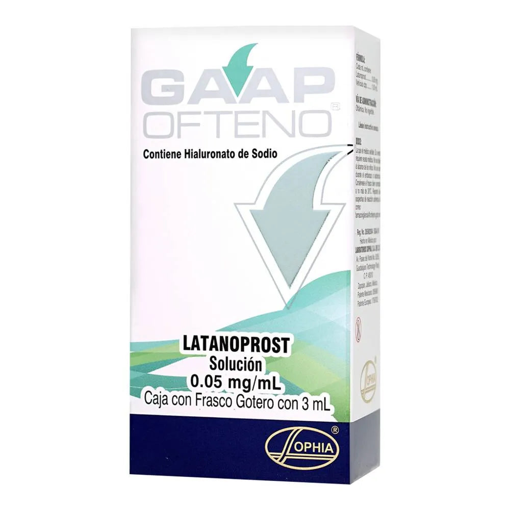 GAAP OFTENO LATANOPROST 0.05 MG/ML CAJ/ 1FCO GTRO 3 ML
