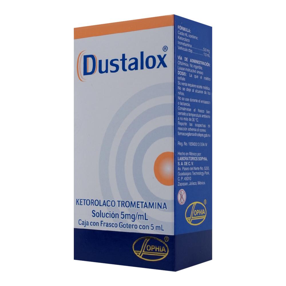 DUSTALOX KETOROLAC TROMETHAMINE 5 MG/ML BOX/1 FCO GTRO 5 ML