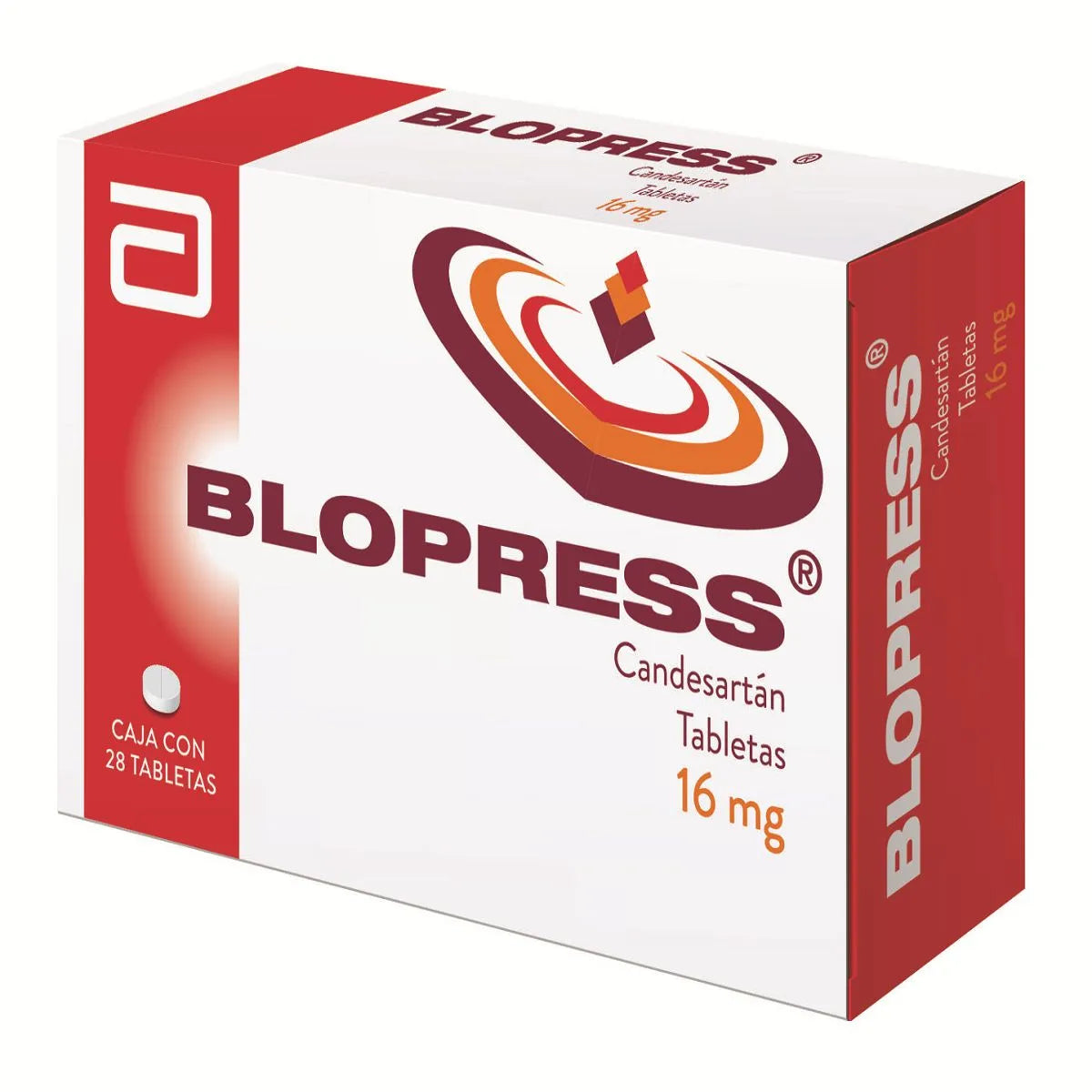BLOPRESS CANDESARTAN  16MG CAJ/28 TAB