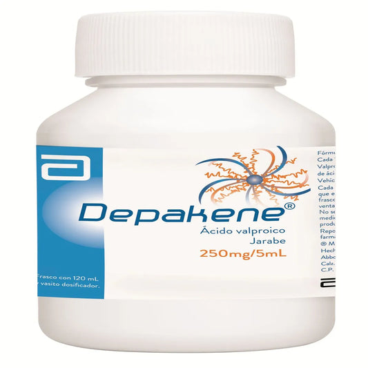 DEPAKENE VALPROIC ACID 250 MG BOTTLE 120 ML