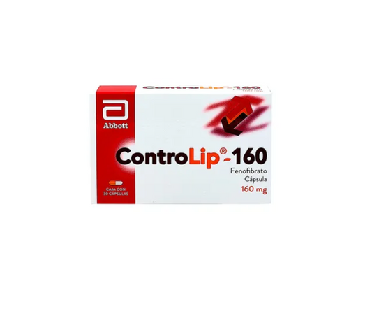 CONTROLIP FENOFIBRATO 160MG CAP CAJ C/30