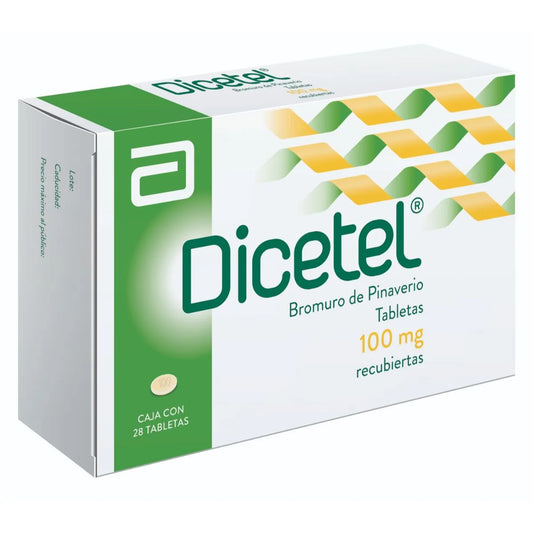DICETEL BROMURO DE PINAVERIO 100 MG 28 TAB