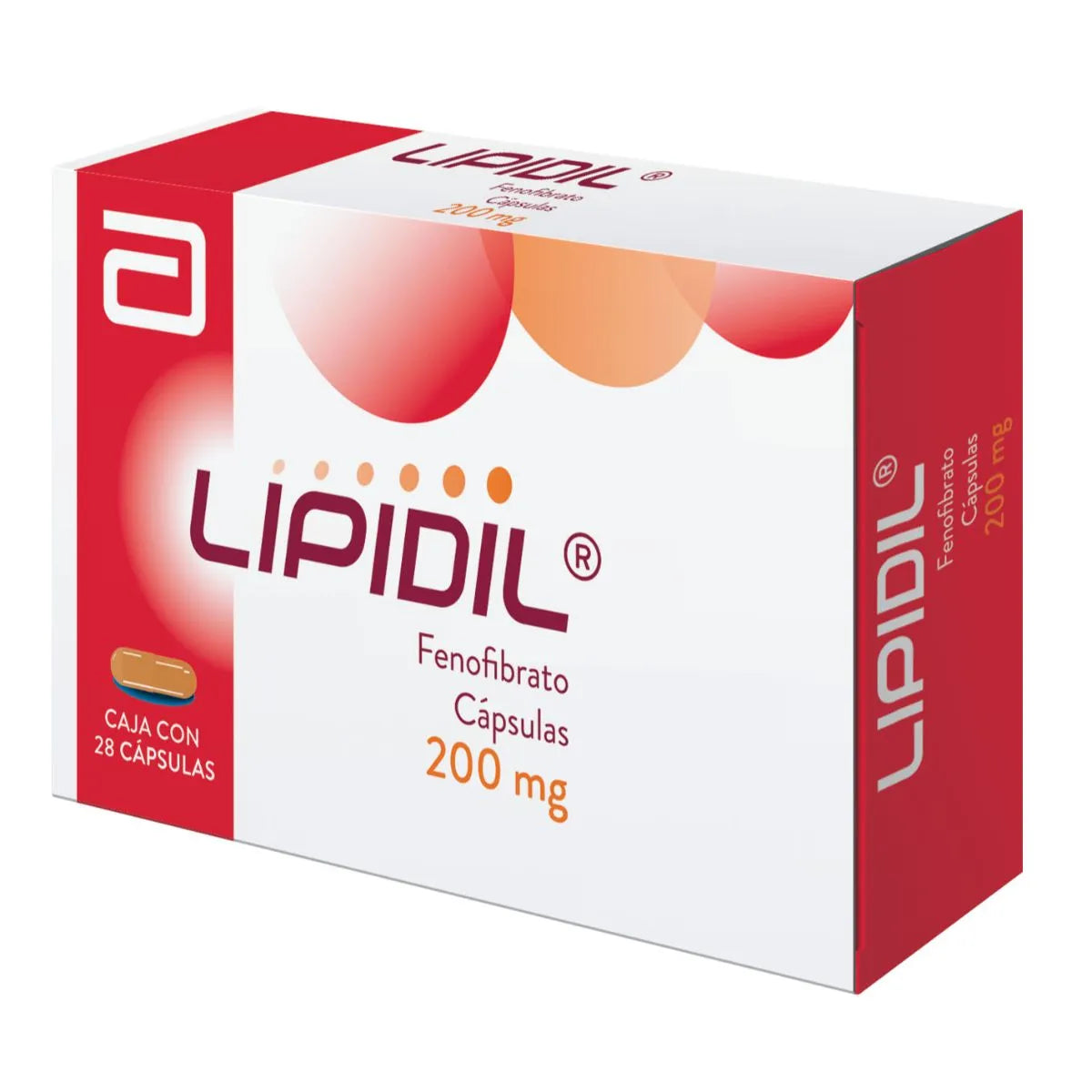 LIPIDIL FENOFIBRATO 200MG CAP CAJ C/28