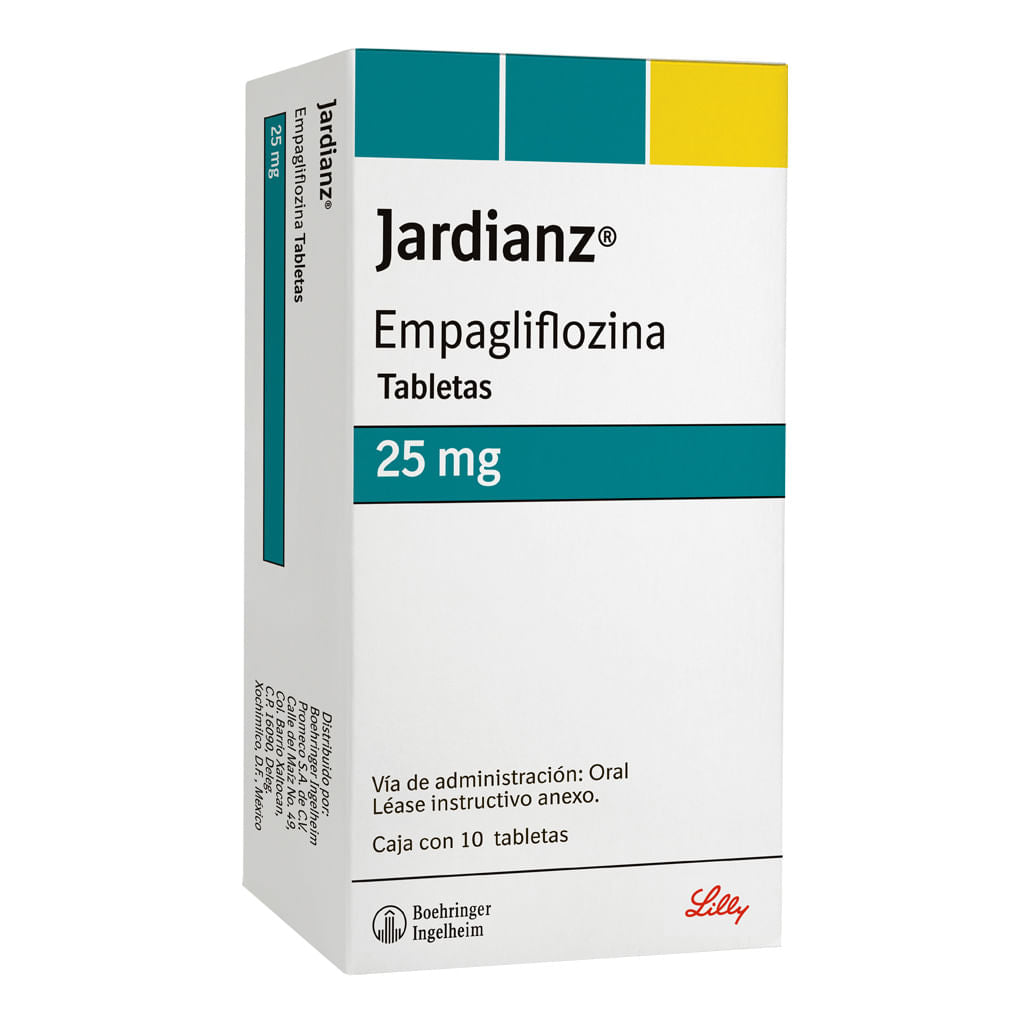 JARDIANZ EMPAGLIFOZINA 25 MG CAJ/10 TAB