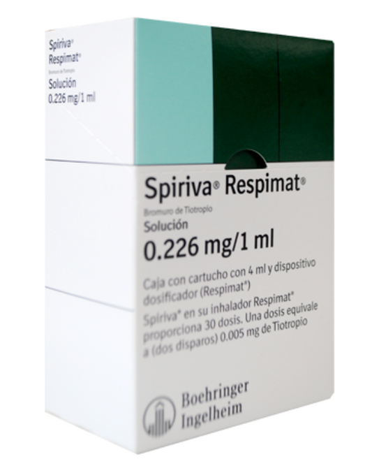 SPIRIVA RESPIMAT BROMURO DE TIOTROPIO 0.226MG/ML AER FCO 4ML C/30 DSS