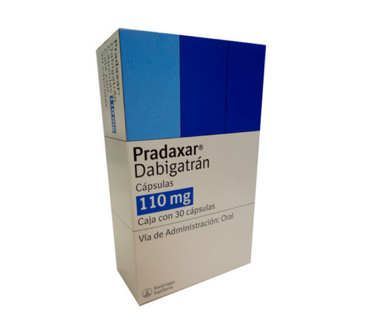 PRADAXAR DABIGATRAN ETEXILATO 110 MG CAP CAJ/30
