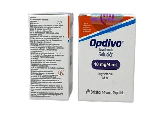 OPDIVO NIVOLUMAB 40MG/4ML FAM CAJ C/1