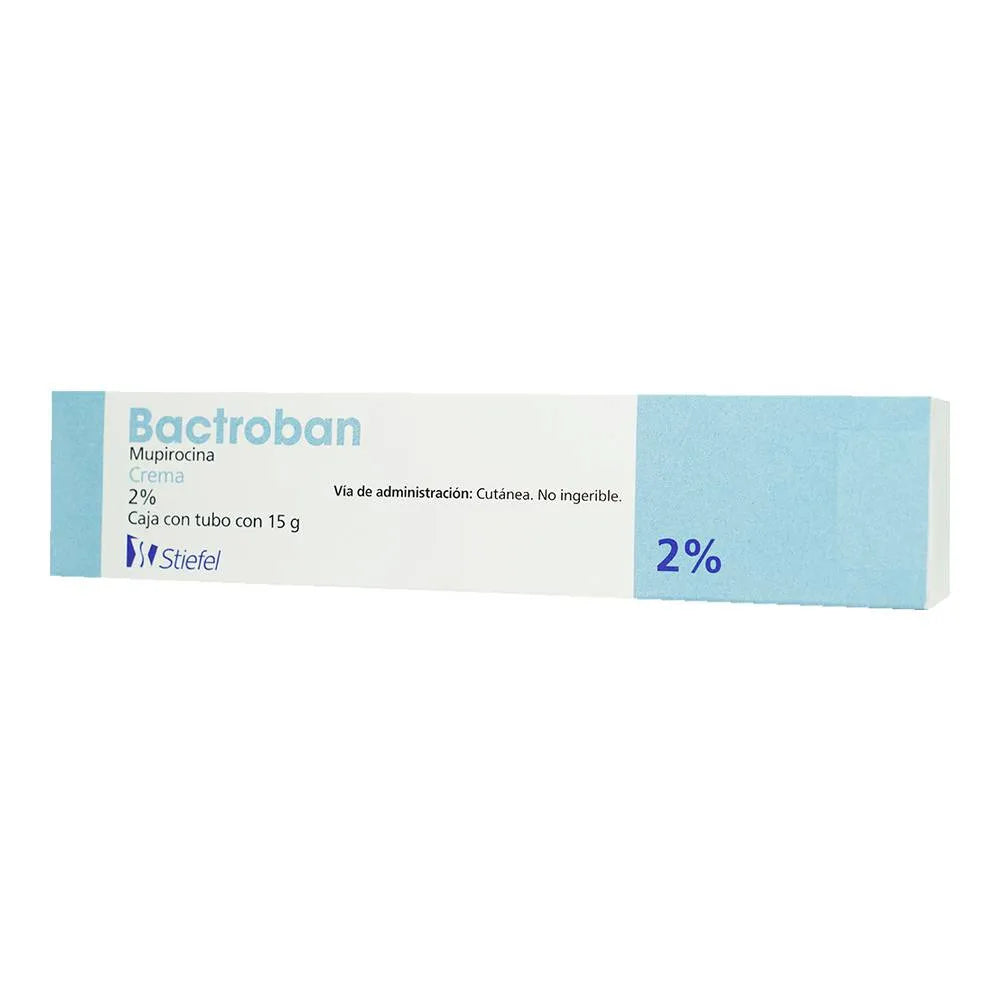 BACTROBAN MUPIROCINA CREMA 2% CAJA C/TUBO C/15 G.
