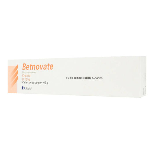 BETNOVATE CMA. BETAMETASONA 0.10 GR  CAJA C/TUBO C/40 G.