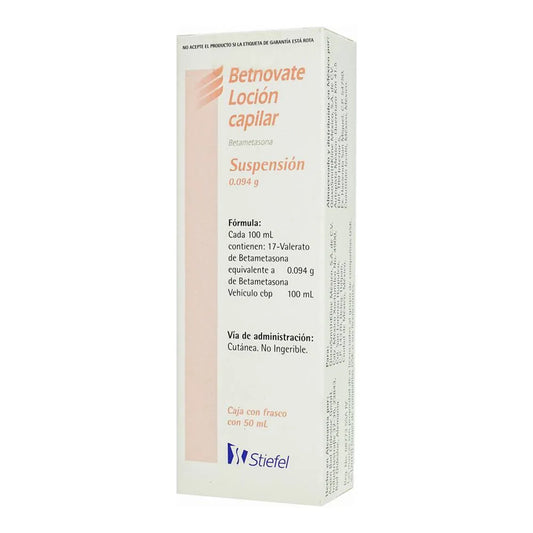 BETNOVATE BETAMETASONA LOCION 1 MG/ ML CAJ/ 1FCO 100 ML