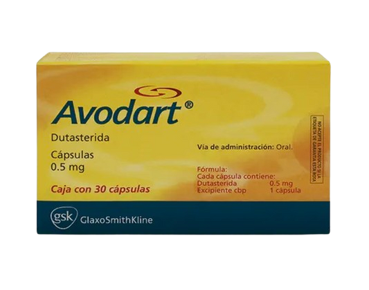 AVODART DUTASTERIDE 0.5MG CAP CAJ C/30