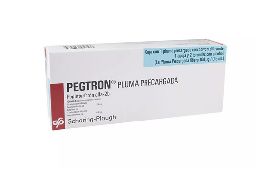 PEGTRON PEGINTERFERON ALFA B 180MCG/0.5ML JGP CAJ C/1
