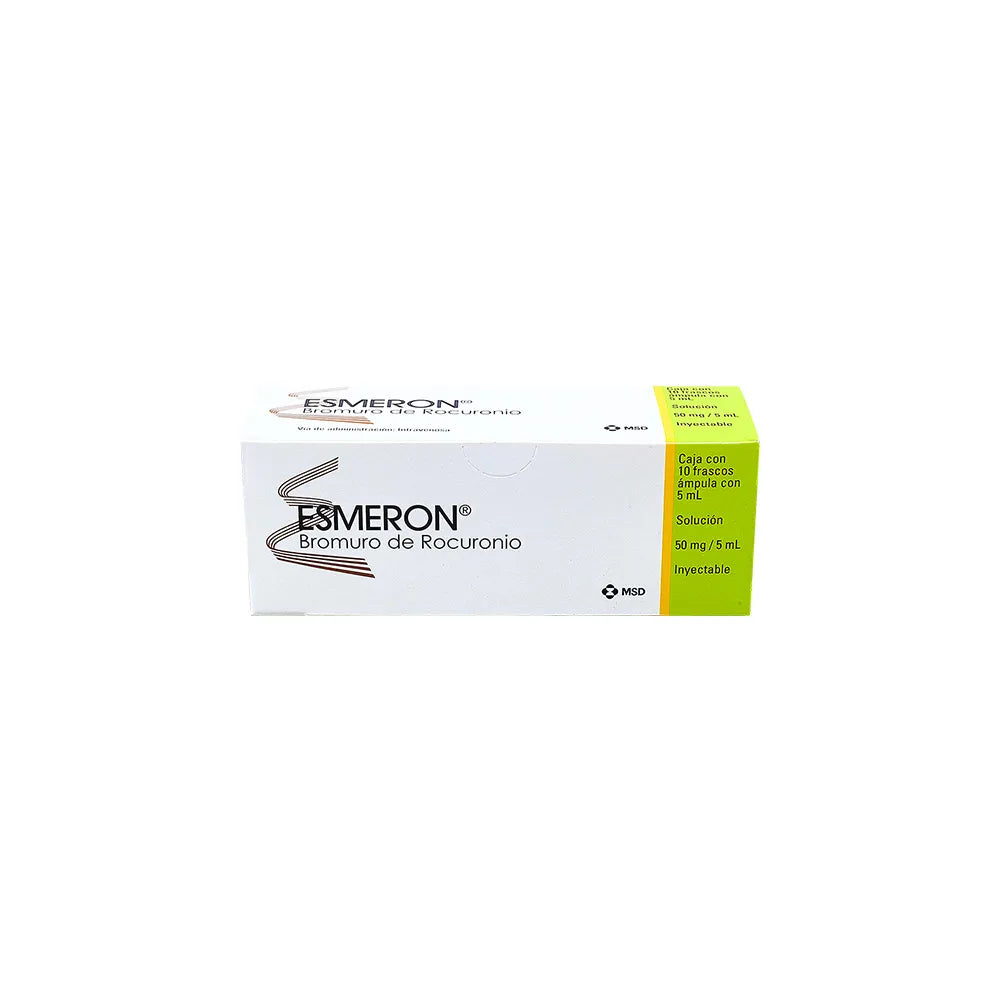 ESMERON BROMURO DE ROCURONIO 50 MG/5 ML CAJ/10 FAM