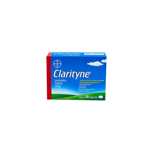 CLARITYNE LORATADINA 10 MG CAJ/10 TAB
