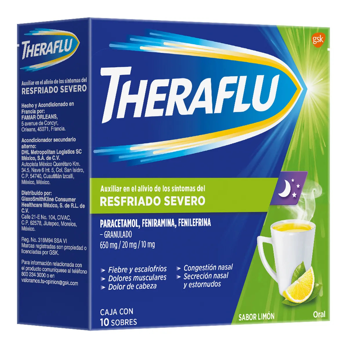 THERAFLU TD ( VERDE ) C/10 SOBRES