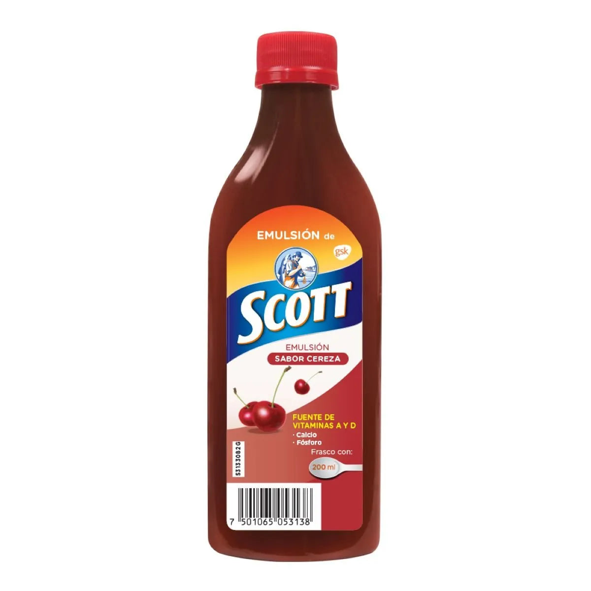SCOTT EMULSION CEREZA 200 ML.