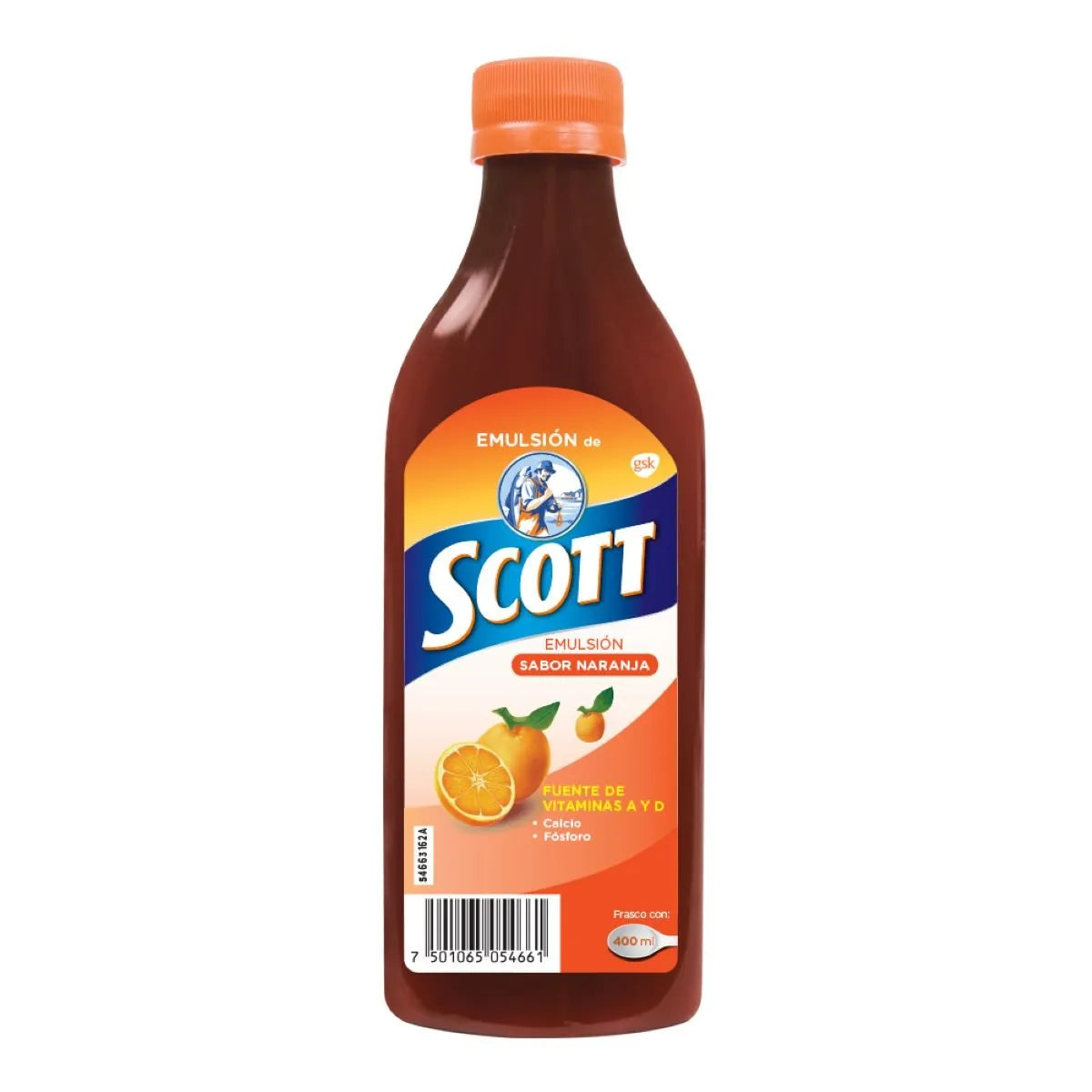 SCOTT EMULSION NARANJA 400 ML.