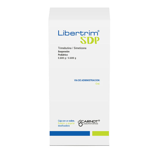 LIBERTRIM SDP  TRIMEBUTINA/ SIMETICONA 0.6GR/ 0.6 GR 30 ML.