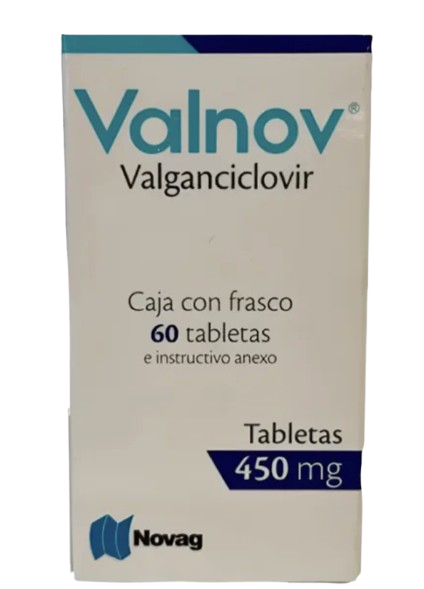 VALNOV VALGANCICLOVIR 450MG COM FCO C/60