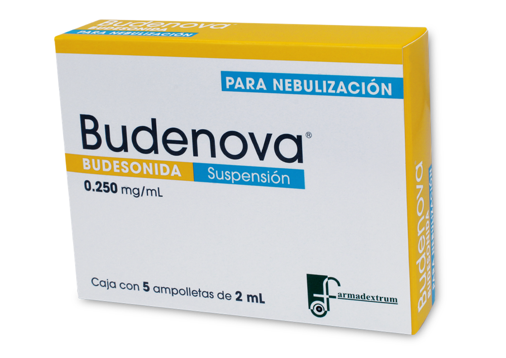 BUDENOVA BUDESONIDA 0.250 MG/ML 2 ML CAJ/5 AMP