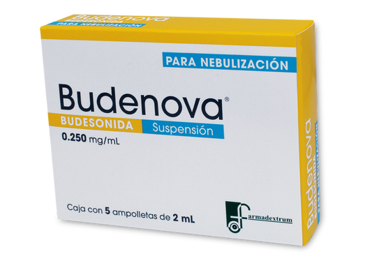 BUDENOVA BUDESONIDA 0.250 MG/ML 2 ML CAJ/5 AMP