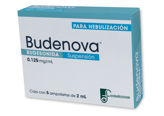 BUDENOVA BUDESONIDA 0.125 MG/ML 2 ML CAJ/5 AMP