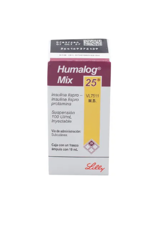HUMALOG MIX 25/75 UI FAM CAJ/1