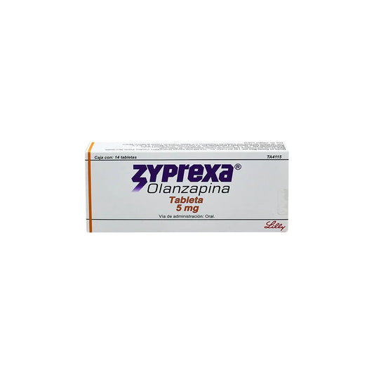 ZYPREXA OLANZAPINA 5 MG CAJ/14 TAB