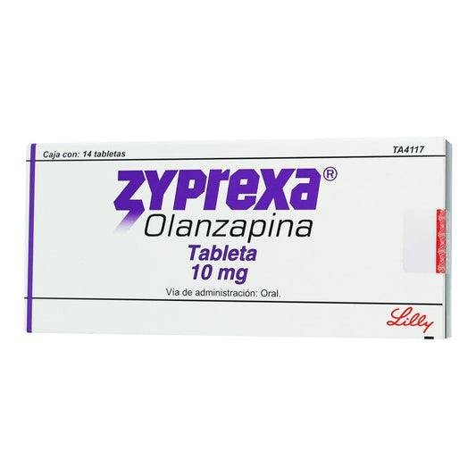 ZYPREXA OLANZAPINA 10 MG CAJ/14 TAB