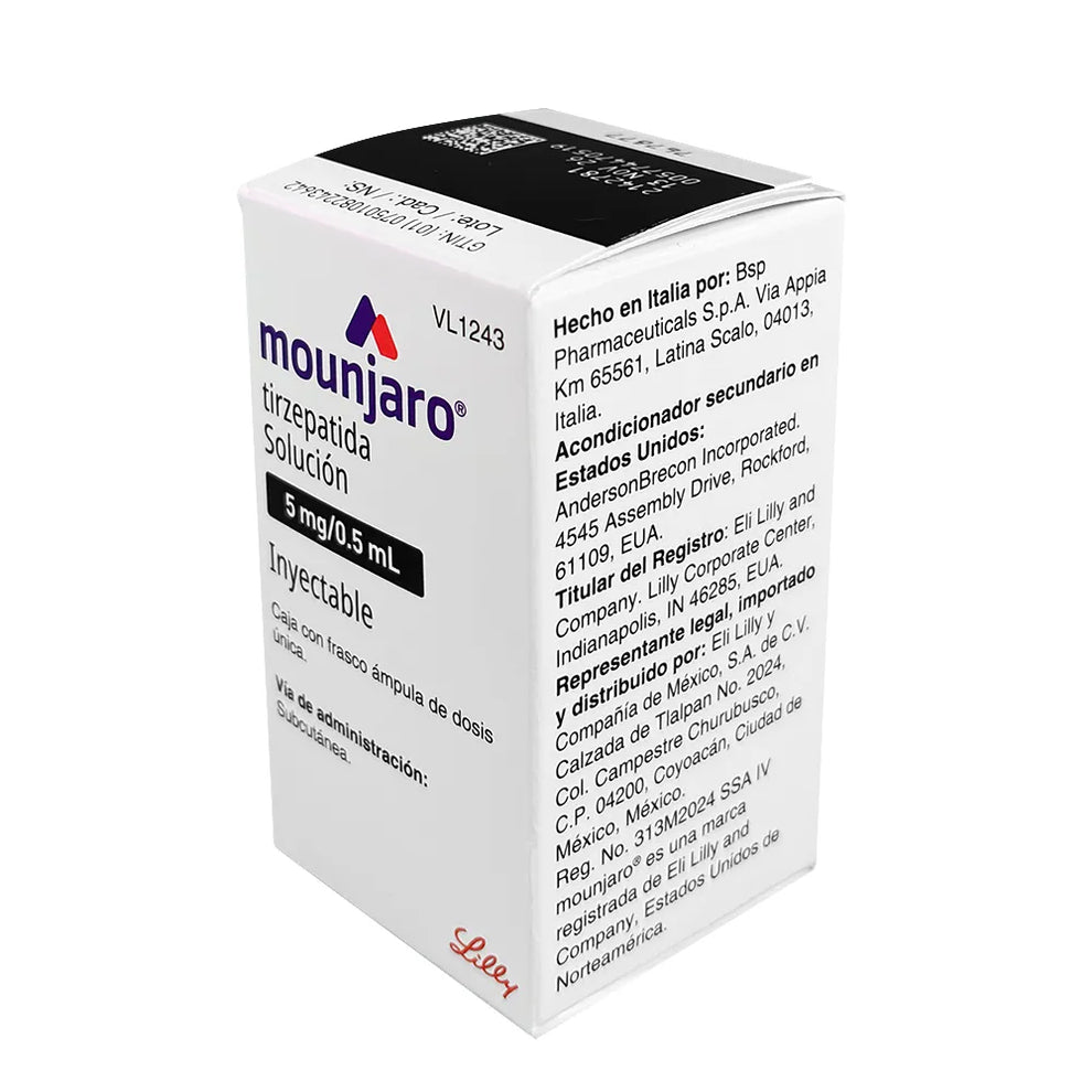 MOUNJARO TIRZEPATIDE 5 MG/0.5 ML SOL INY 1FAM – Farmacias Hernández Sante