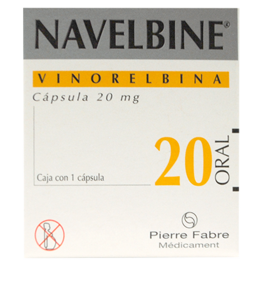 NAVELBINE VINORELBINA 20MG CAP CAJ C/1