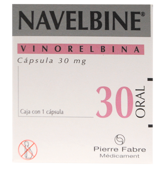 NAVELBINE VINORELBINA 30MG CAP CAJ C/1