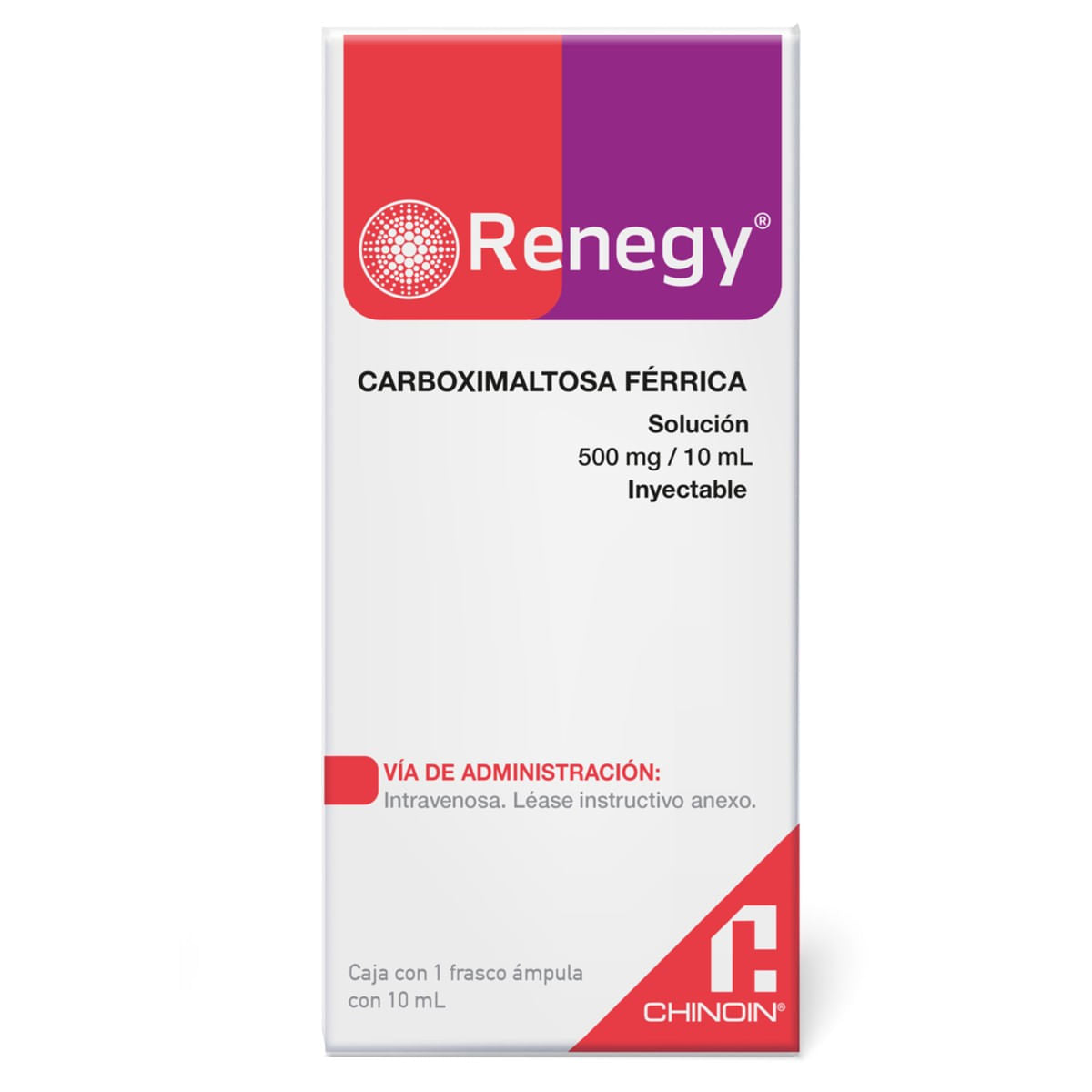 RENEGY CARBOXIMALTOSA 500 MG/10 ML CAJ/1 FAM