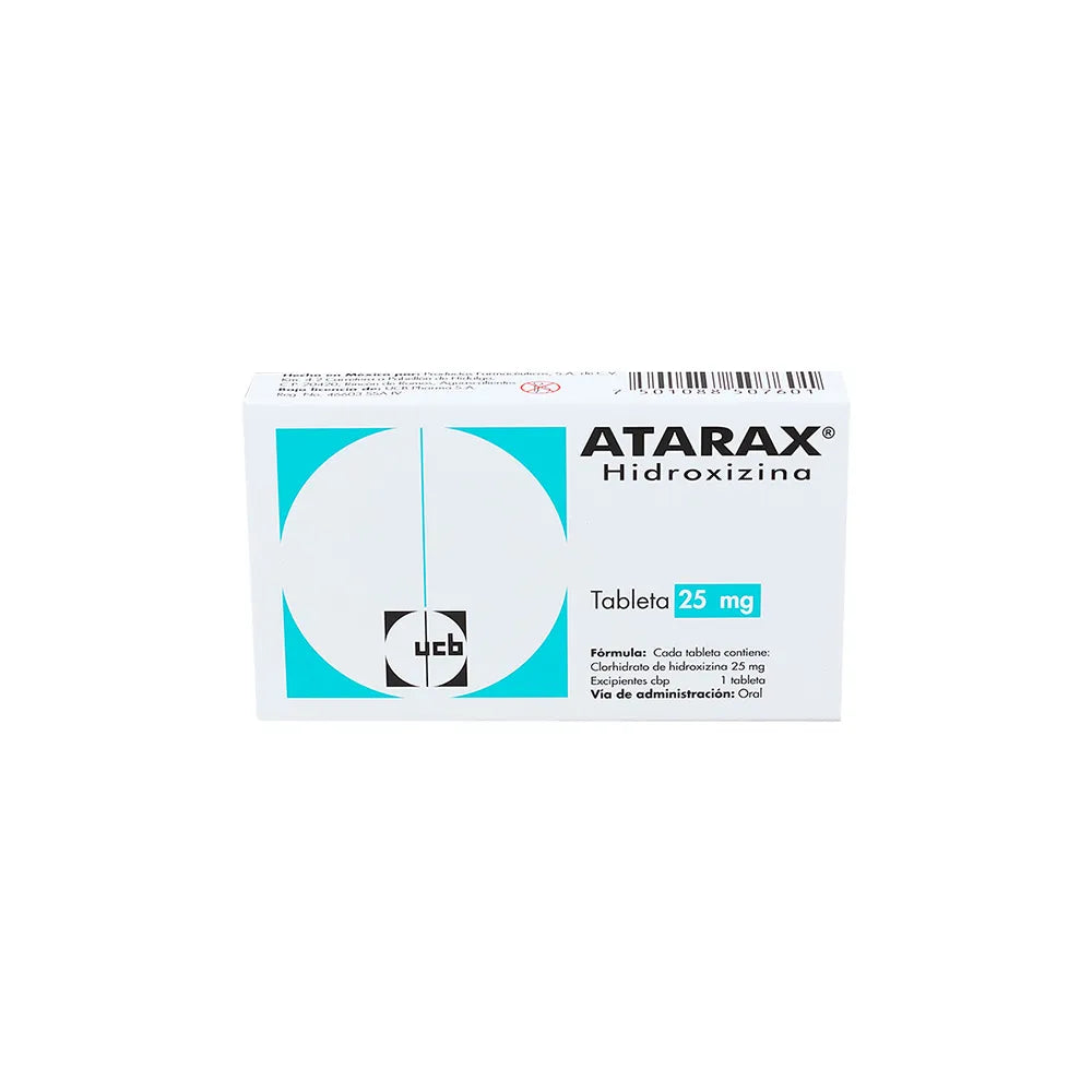 ATARAX HYDROXYCIN 25 MG BOX/25 TAB