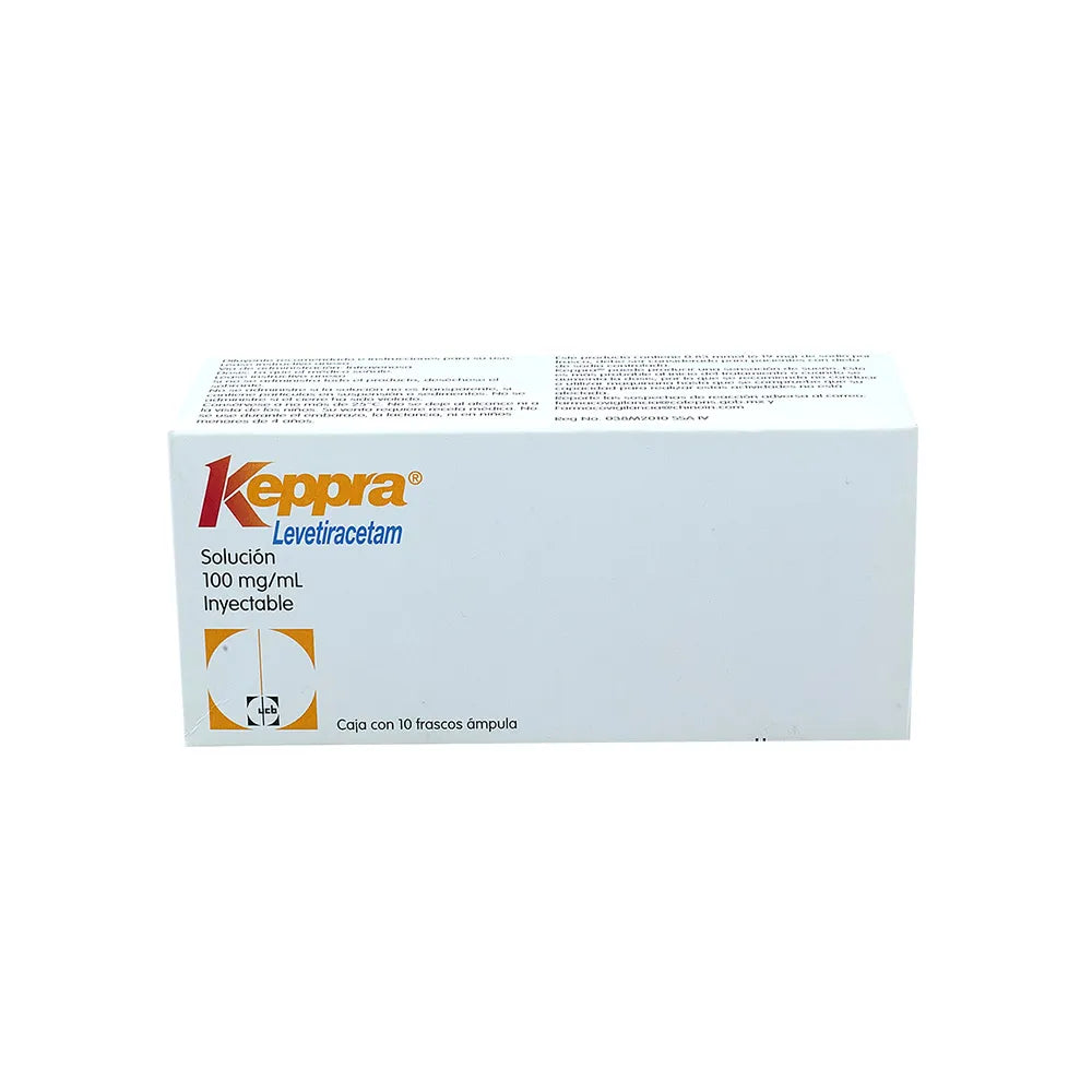 KEPPRA LEVETIRACETAM 100 MG/5 ML FAM CAJ/10
