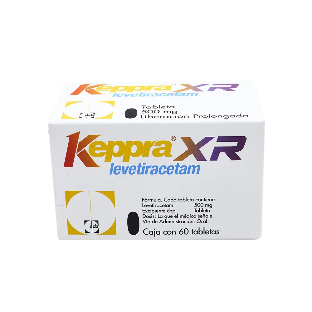 KEPPRA XR LEVETIRACETAM 500 MG CAJ/60 TAB