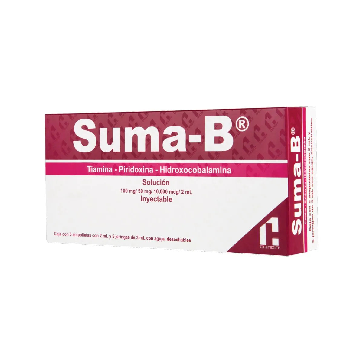 SUMA-B INY. CAJA C/5 AMP. C/2 ML. Y 5 JERINGAS 3ML. C/AGUJA