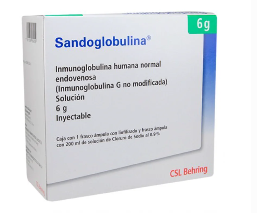 SANDOGLOBULIN HUMAN IMMUNOGLOBULIN 6 GR FAM CAJ/1