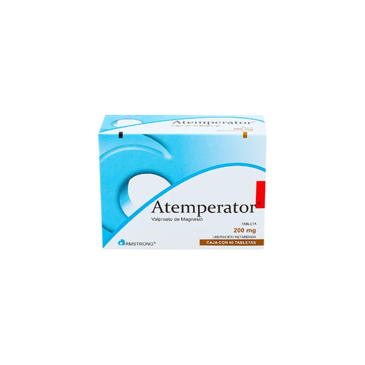 ATEMPERATOR VALPROATO DE MAGNESIO 200 MG CAJ/40 TAB